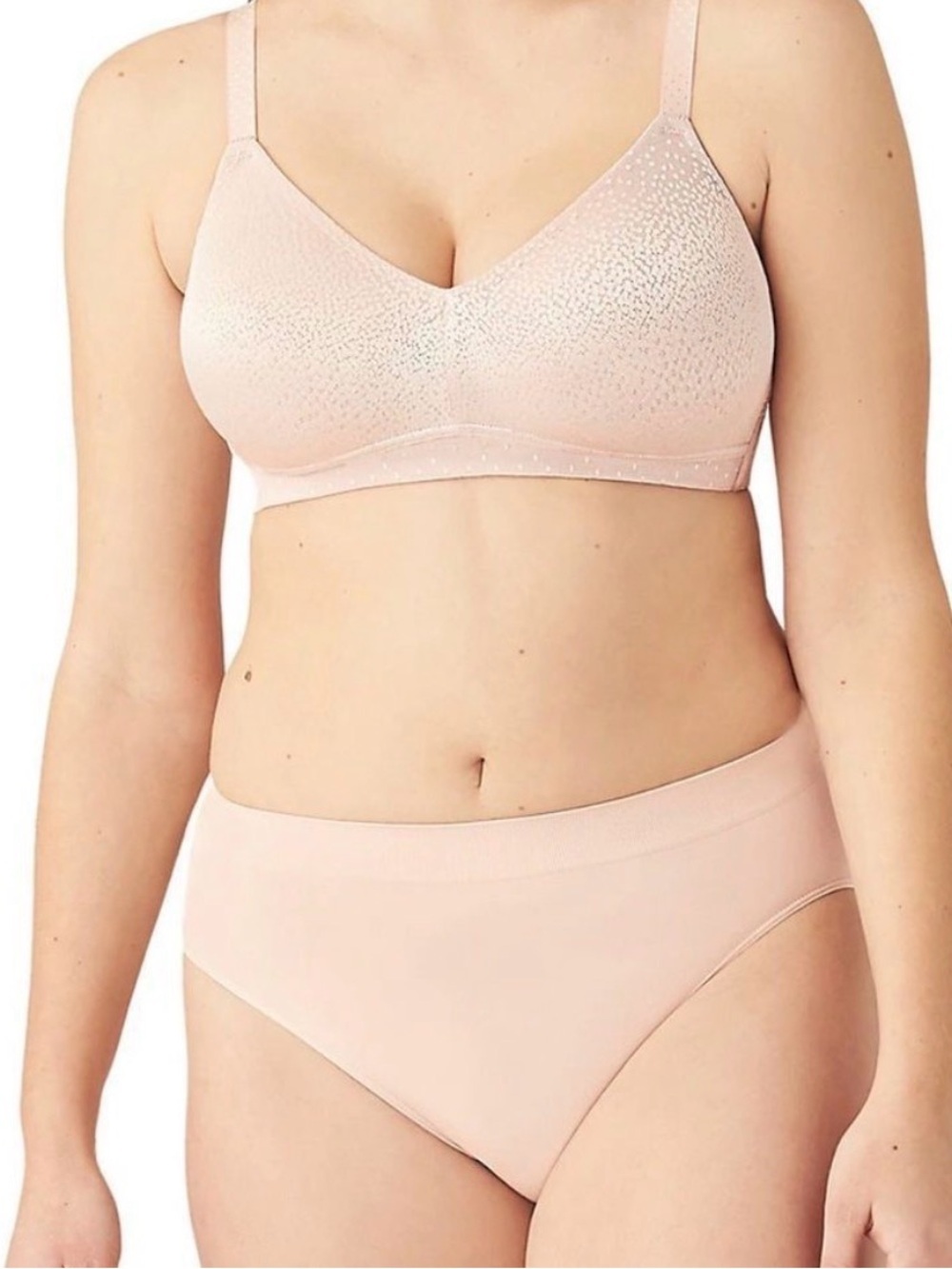 Wacoal 852303 Nude Bra Back Appeal Wire-Free Bra 34DD